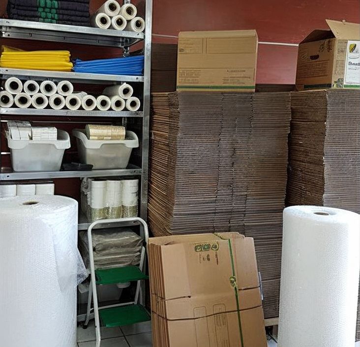Matériel d'emballage International Moving Transports - cartons, papier bulle et fournitures de déménagement