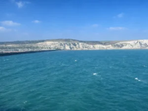 Arrival at Dover ferry port